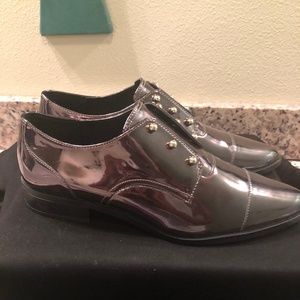 Nine West Dark Pewter Oxfords